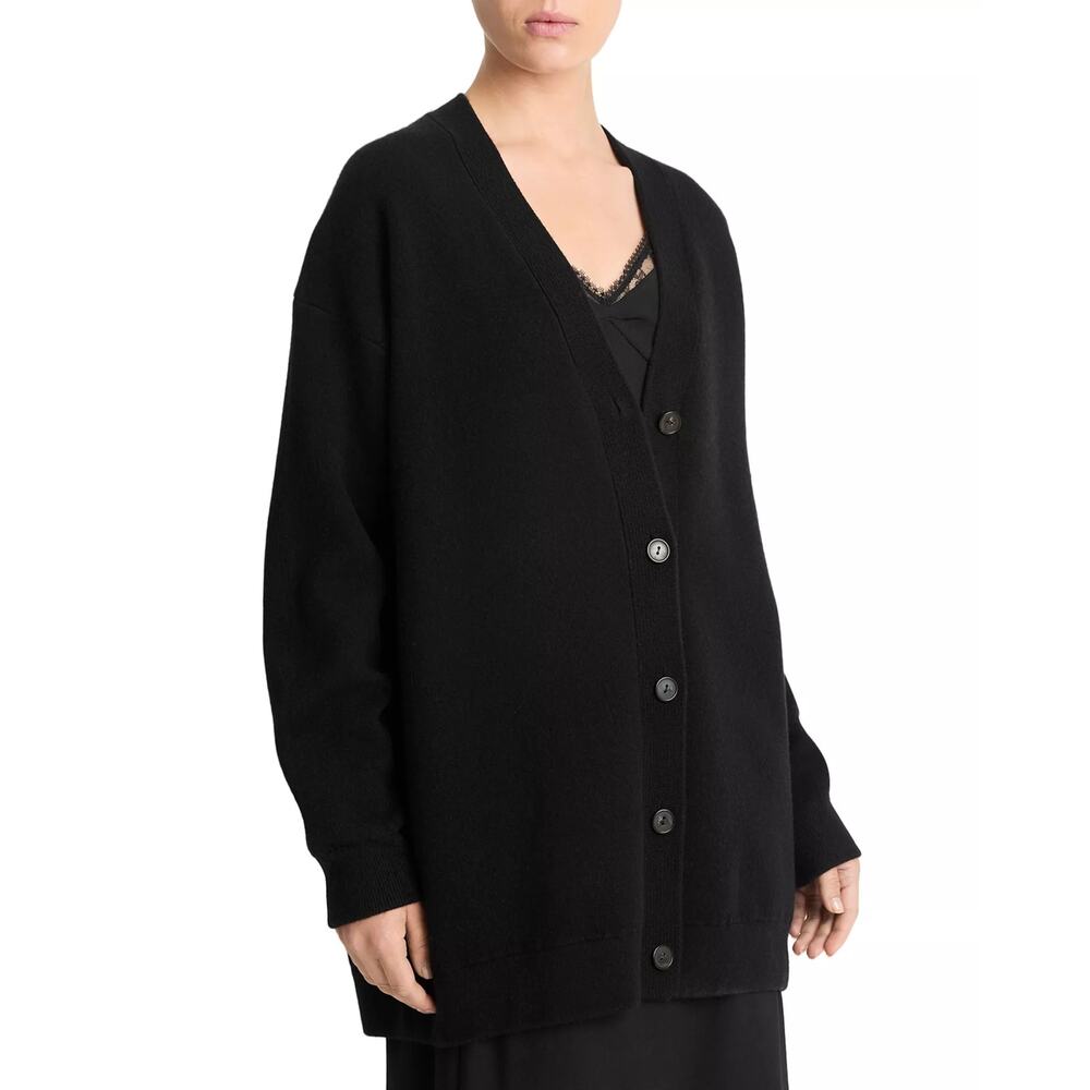 Vince Women's Double-Knit Wool-Blend Oversized Cardigan Sweater Size S NWT